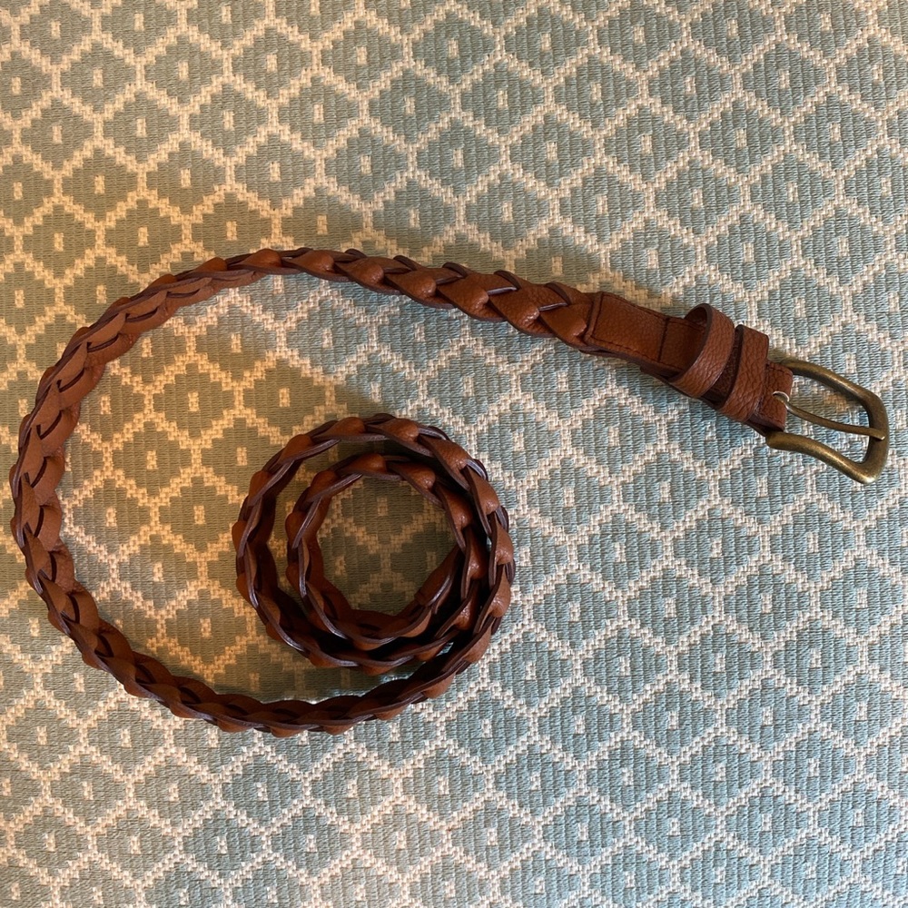 Leather belt